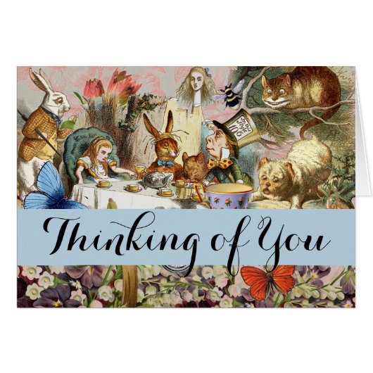 Alice Adventures in Wonderland Tea Party Art (Front Horizontal)