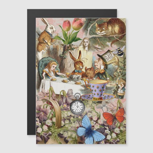Alice Adventures in Wonderland Tea Party Art (Front/Back)