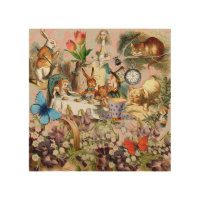 Alice Adventures in Wonderland Tea Party Art
