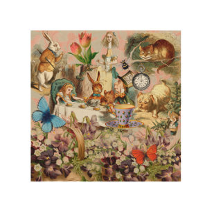 Alice Adventures in Wonderland Tea Party Art