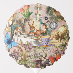 Alice Adventures in Wonderland Tea Party Art Balloon