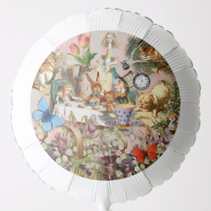 Alice Adventures in Wonderland Tea Party Art Balloon