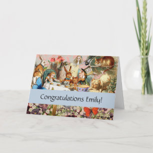 Alice Adventures in Wonderland Tea Party Art Card