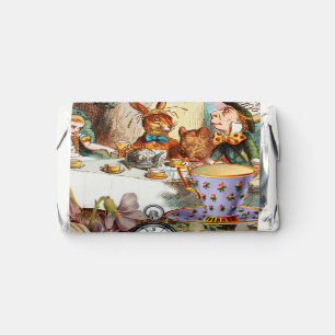 Alice Adventures in Wonderland Tea Party Art Hershey's Miniatures