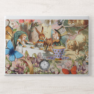 Alice Adventures in Wonderland Tea Party Art HP Laptop Skin