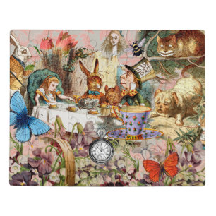 Alice Adventures in Wonderland Tea Party Art Jigsaw Puzzle