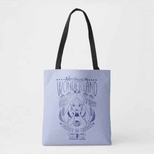 Alice  Adventures In Wonderland Tote Bag