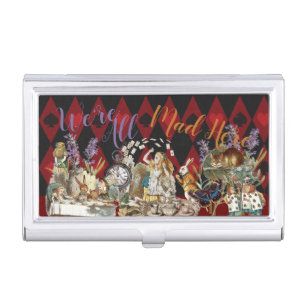 Alice Adventures with Wonderland Mad Cheshire Cat Business Card Case