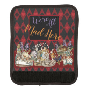 Alice Adventures with Wonderland Mad Cheshire Cat Luggage Handle Wrap