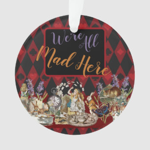 Alice Adventures with Wonderland Mad Cheshire Cat Ornament