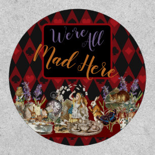 Alice Adventures with Wonderland Mad Cheshire Cat Patch