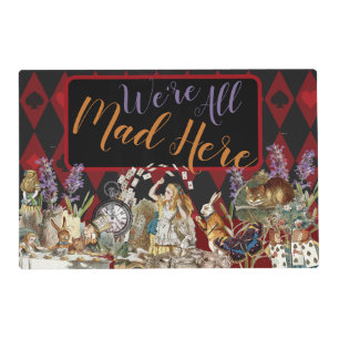 Alice Adventures with Wonderland Mad Cheshire Cat Placemat