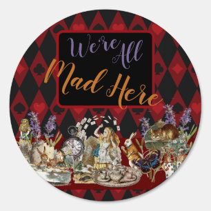 Alice Adventures with Wonderland Mad Cheshire Cat Sign