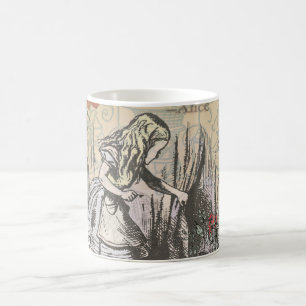 Alice Adventures Wonderland Curtain Classic Art Coffee Mug
