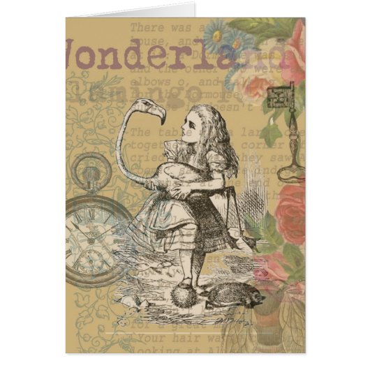 Alice Adventures Wonderland Flamingo Classic (Front)