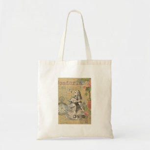 Alice Adventures Wonderland Flamingo Classic Tote Bag