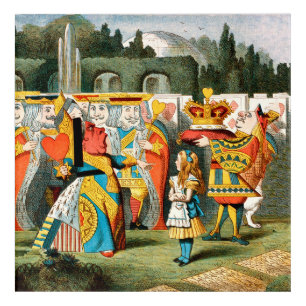 Alice Adventures Wonderland Queen of Hearts Acrylic Print