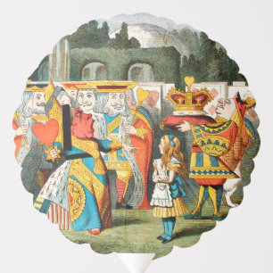 Alice Adventures Wonderland Queen of Hearts Balloon