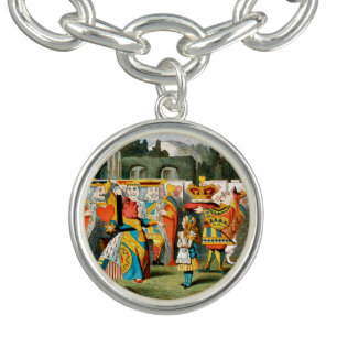 Alice Adventures Wonderland Queen of Hearts Bracelet