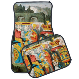 Alice Adventures Wonderland Queen of Hearts Car Floor Mat