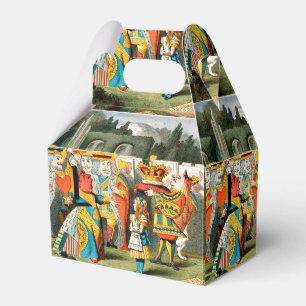 Alice Adventures Wonderland Queen of Hearts Favor Boxes