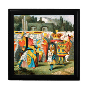 Alice Adventures Wonderland Queen of Hearts Gift Box