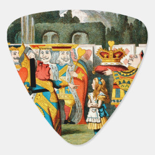 Alice Adventures Wonderland Queen of Hearts Guitar Pick