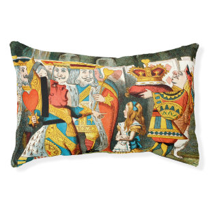 Alice Adventures Wonderland Queen of Hearts Pet Bed