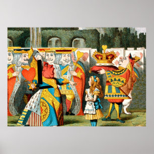 Alice Adventures Wonderland Queen of Hearts Poster