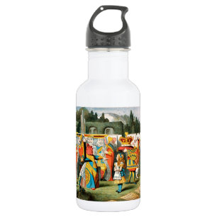 Alice Adventures Wonderland Queen of Hearts Stainless Steel Water Bottle