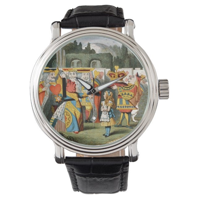 Alice Adventures Wonderland Queen of Hearts Watch (Front)