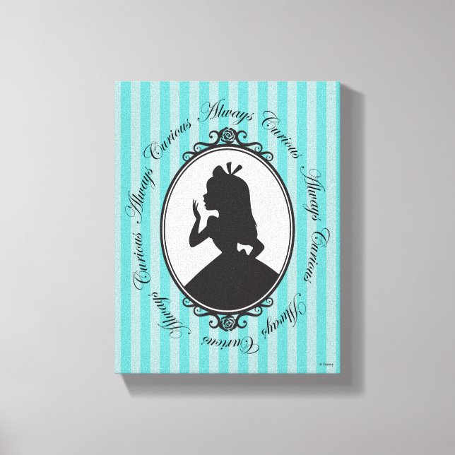 Alice | Always Curious Canvas Print (Front)