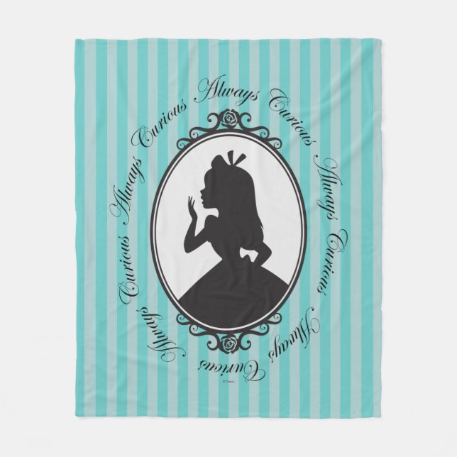 Alice | Always Curious Fleece Blanket (Front)