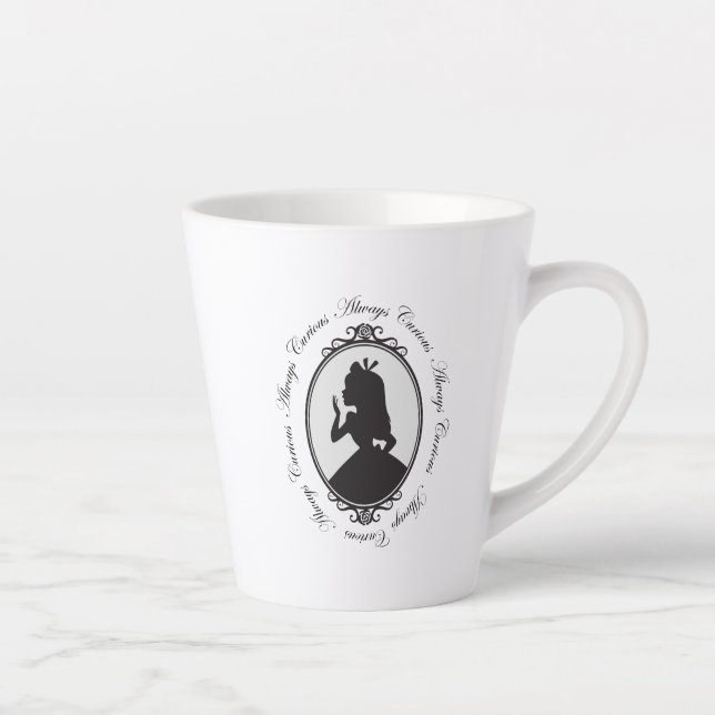 Alice | Always Curious Latte Mug (Right)