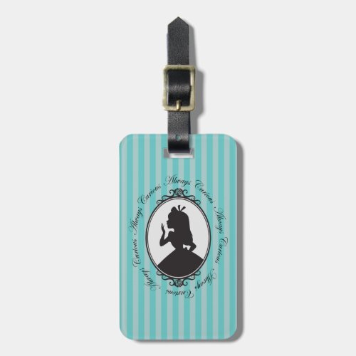 Alice  Always Curious Luggage Tag