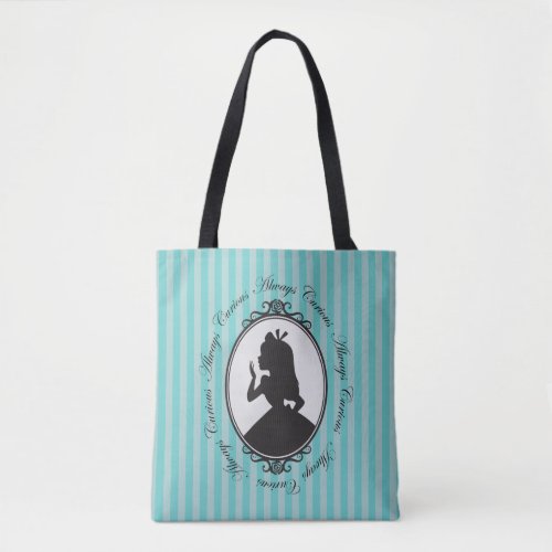 Alice  Always Curious Tote Bag