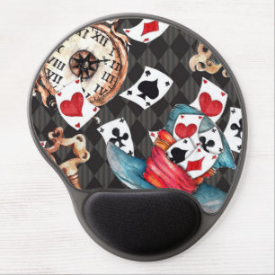 Alice an Wonderland Mousepad with Clock, Key Cards
