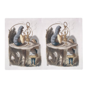 ALICE and Caterpillar - Adventures in Wonderland Placemat