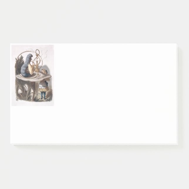 ALICE and Caterpillar - Adventures in Wonderland Post-it Notes (Front)