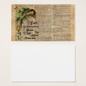 Alice and Cheshire Cat Quote Dictionary Art (Front & Back)
