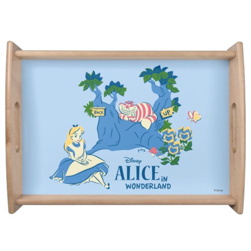 Alice and Cheshire Cat Serving Tray