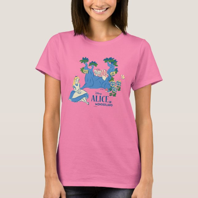 Alice and Cheshire Cat T-Shirt (Front)