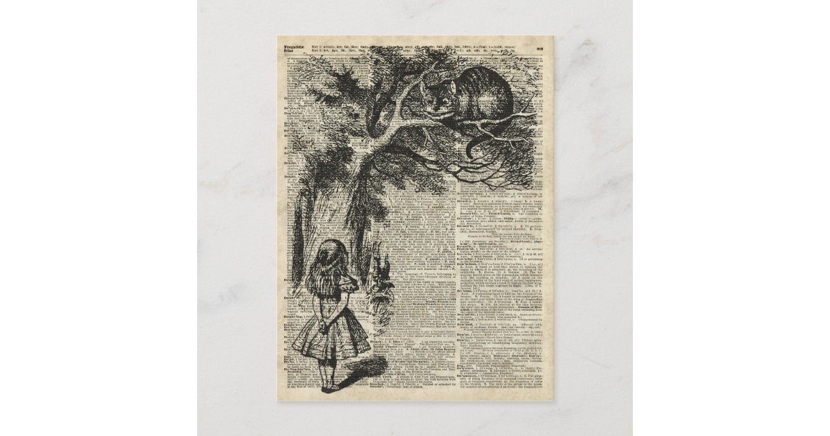 Alice In Wonderland Prints Typography Book Page Print - Perfect