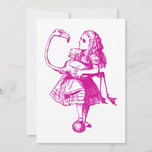 Alice and Flamingo Inked Pink (Front)