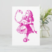 Alice and Flamingo Inked Pink (Standing Front)