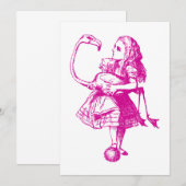 Alice and Flamingo Inked Pink (Front/Back)