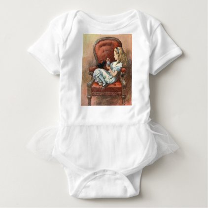 Alice and her Kitten Baby Bodysuit