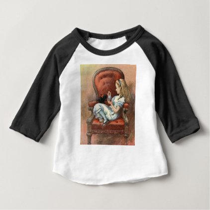 Alice and her Kitten Baby T-Shirt