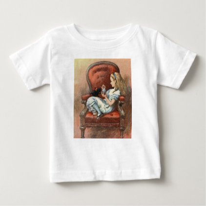 Alice and her Kitten Baby T-Shirt