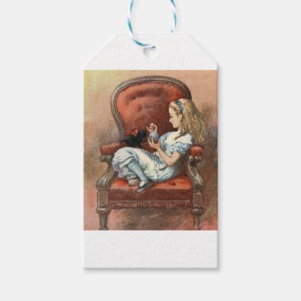 Alice and her Kitten Gift Tags